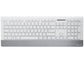Set tastiera e mouse wireless Media Range serie highline QWERTZ, bianco/argento - MROS106