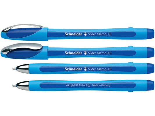 Penna a sfera Schneider Slider Memo tratto XB blu 150203