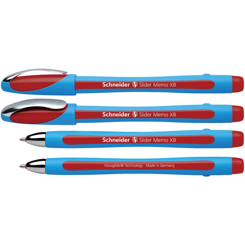 Penna a sfera Schneider Slider Memo tratto XB rosso 150202