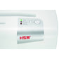 Distruggidocumenti uso moderato HSM Shredstar S10 - P-2 - 18 L - taglio a strisce 6 mm - bianco/argento - 1042121