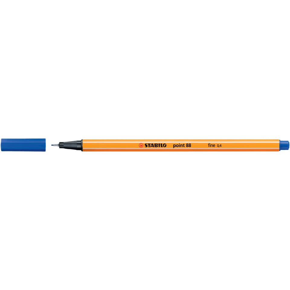 Fineliner Stabilo Point 88® 0,4 mm blu scuro - 88/41