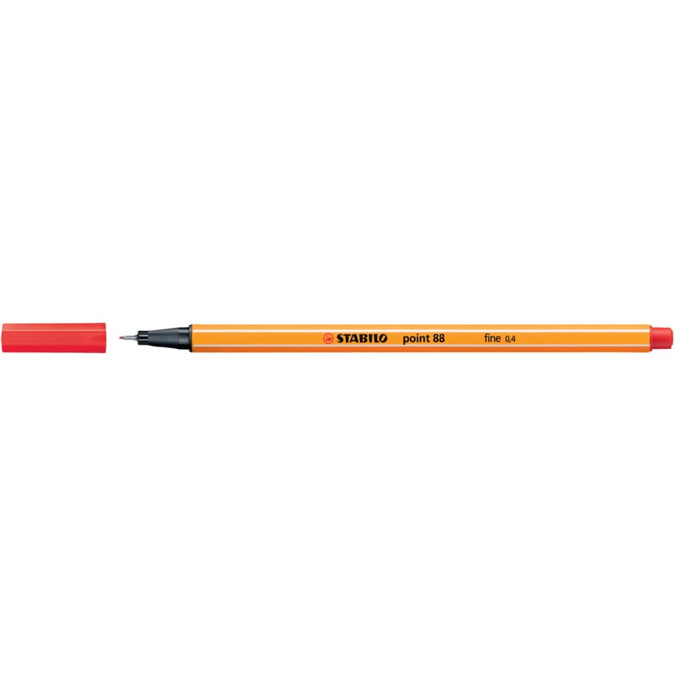 Fineliner Stabilo Point 88® 0,4 mm  rosso - 88/40