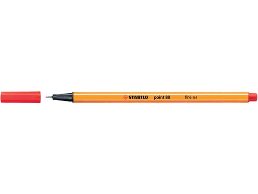 Fineliner Stabilo Point 88® 0,4 mm  rosso - 88/40