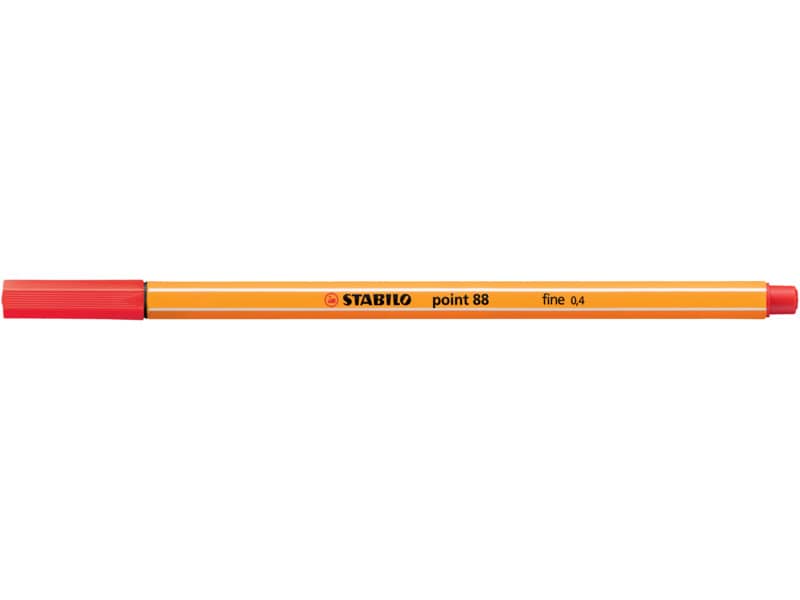 Fineliner Stabilo Point 88® 0,4 mm  rosso - 88/40