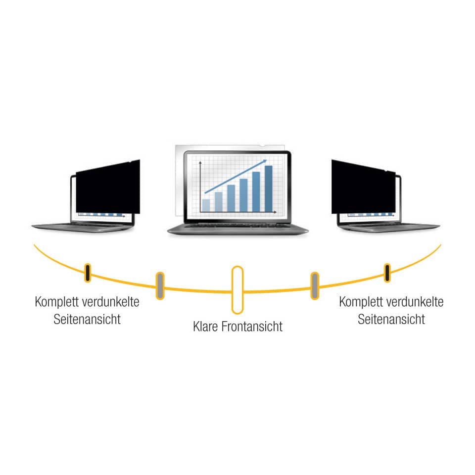 Filtri privacy Fellowes per monitor 15,6 pollici W.S. nero 4802001