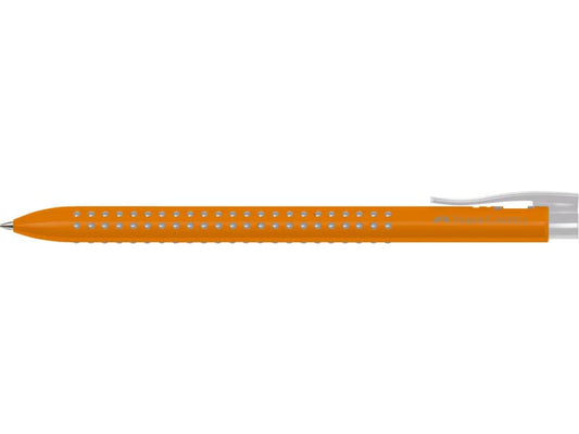Penna a sfera a scatto Faber-Castell Grip 2022 punta M arancione 544615