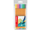 Fineliner Stabilo Point 88 0,4 mm assortiti in colori pastello astuccio da 8 - 88/8-01