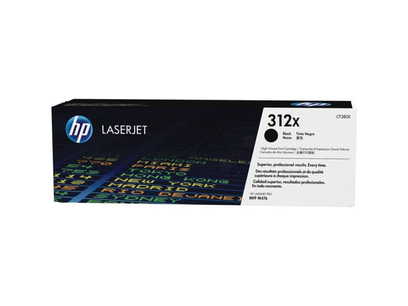 Toner alta capacità 312X HP nero  CF380X