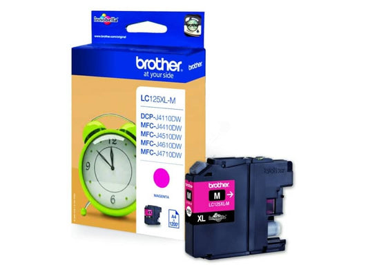 Cartuccia inkjet alta resa LC-125 Brother magenta LC-125XLM