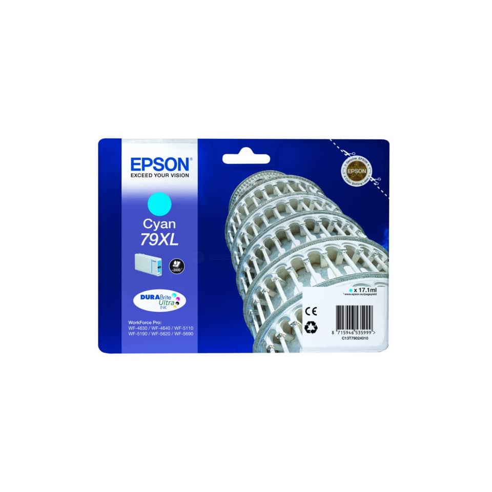 Cartuccia inkjet alta capacità blister RS 79XL Epson ciano C13T79024010