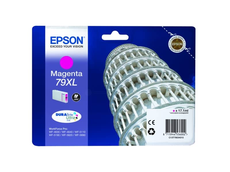 Cartuccia inkjet alta capacità blister RS 79XL Epson magenta C13T79034010