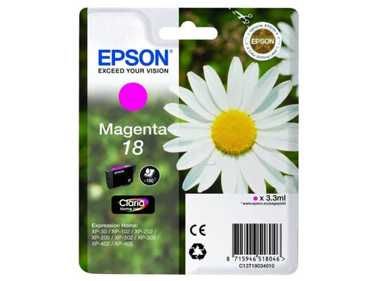Cartuccia inkjet Margherite 18 Epson magenta C13T18034012