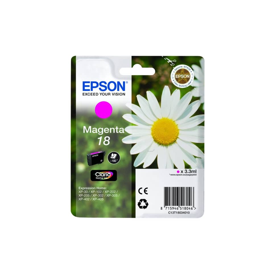 Cartuccia inkjet Margherite 18 Epson magenta C13T18034012
