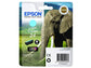 Cartuccia inkjet Elefante 24 Epson ciano chiaro C13T24254012