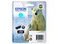 Cartuccia inkjet alta capacità Orso polare 26XL Epson ciano C13T26324012