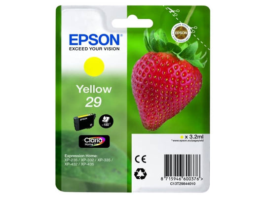 Cartuccia inkjet Fragola T29 Epson giallo C13T29844012