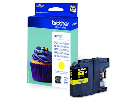 Cartuccia inkjet LC-123 Brother giallo LC-123Y
