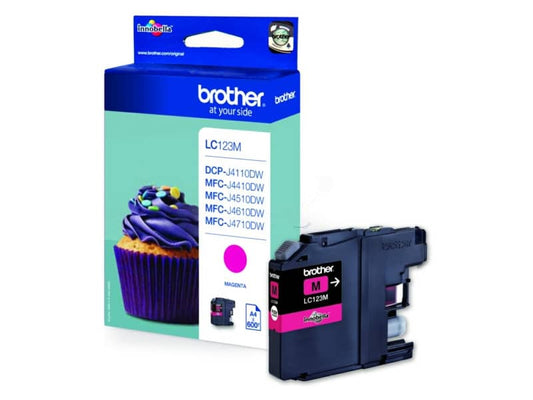 Cartuccia inkjet LC-123 Brother magenta LC-123M