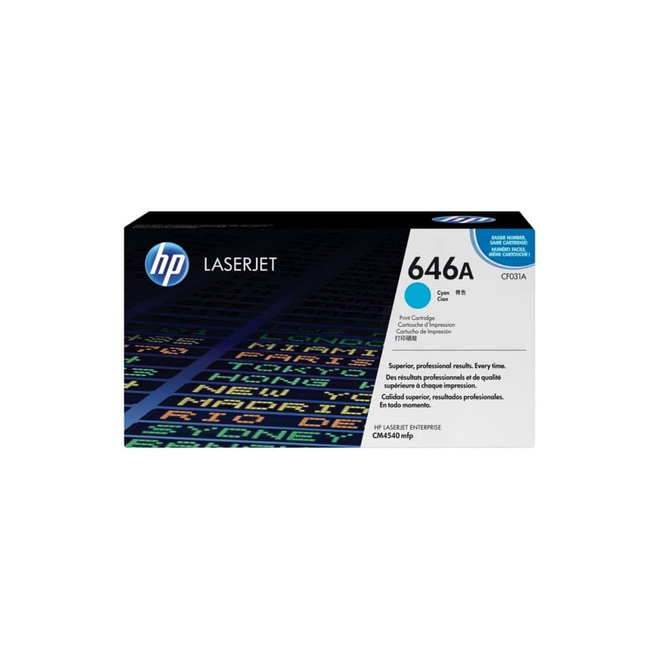 Toner 646A HP ciano  CF031A