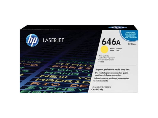 Toner 646A HP giallo standard CF032A