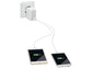 Caricatore da muro Universale con 2 porte USB - 12W Leitz bianco 65200001