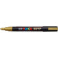 Marcatore a tempera POSCA Uni-Ball punta tonda 0,9-1,3 mm oro M PC3M ORO