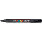 Marcatore a tempera POSCA Uni-Ball punta tonda 0,9-1,3 mm nero M PC3M N