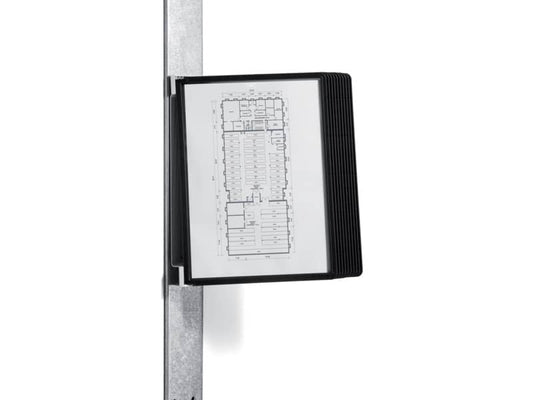 Leggio da parete DURABLE VARIO® MAGNET WALL 10 pannelli A4 nero - 591801