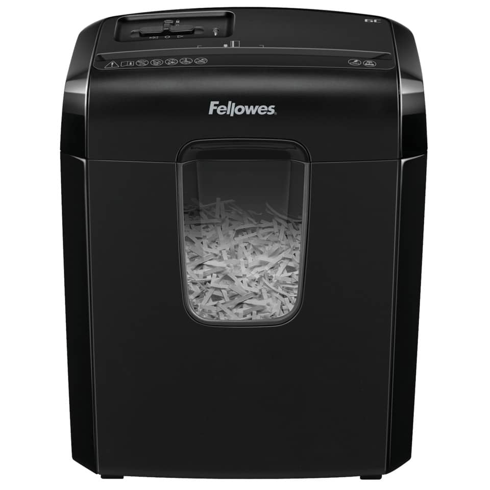 Distruggidocumenti uso personale FELLOWES Powershred® 6C - P-4 - 11 L taglio a frammenti 4x35 mm - 4686601