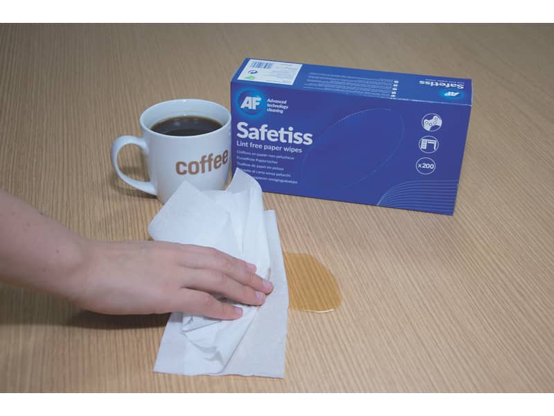 Salviette di carta assorbente AF International Safetiss Scatola da 200 salviette - ASTI200
