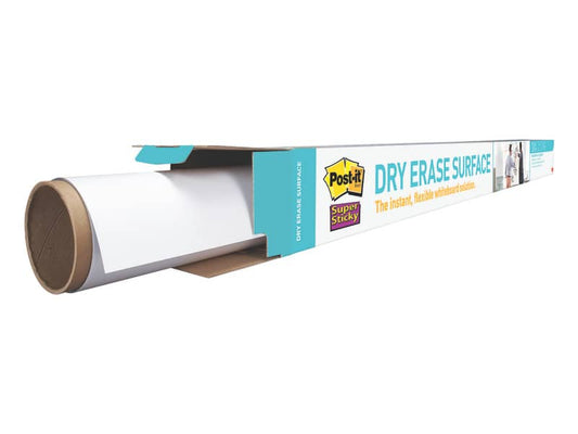 Lavagna cancellabile in rotolo Post-it® Super Sticky 1.219 m x 1.829 m bianco DEF6x4-EU