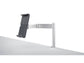 Porta tablet da tavolo Durable, morsetto e braccio di supporto estensibile argento metallizzato 10x44x21cm - 893123