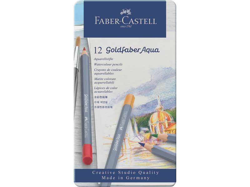 Matite acquarellabili Goldfaber Aqua Faber-Castell 12 colori Conf. 12 pezzi 114612