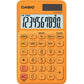 Calcolatrice scientifica CASIO tascabile 10 cifre - solare e batteria Arancio - SL-310UC-RG-W-EC