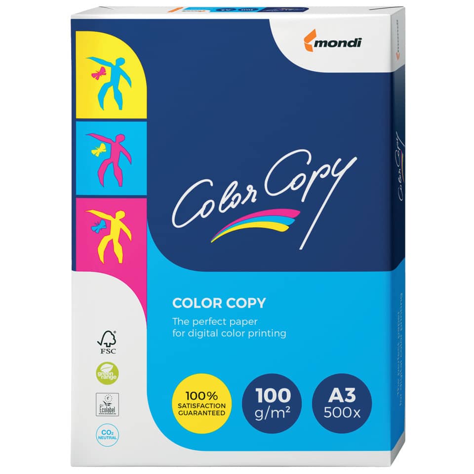 Carta per fotocopie Color Copy 100 g/m² A3 risma da 500 ff - 180084937