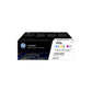 Toner alta capacità 410X HP ciano+magenta+giallo Conf. 3 - CF252XM