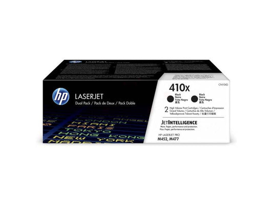 Toner alta capacità 410X HP nero  Conf. 2 - CF410XD