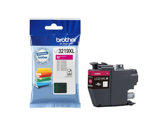 Cartuccia inkjet alta resa Brother magenta LC-3219XLM