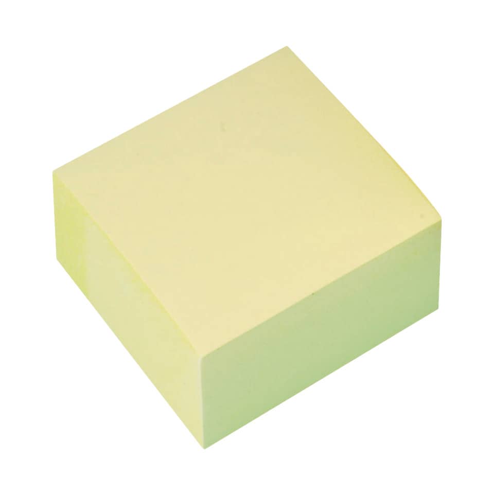 Foglietti riposizionabili Q-Connect 76x76 mm giallo blocchetto da 400 ff - KF01346