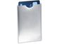 Tasca porta carte di credito DURABLE RFID SECURE argento metallizzato 54x86mm conf. 10 - 890023