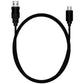 Cavo di ricarica e sincronizzazione Media Range USB 3.1 C/USB 3.0 A 1,2m nero - MRCS160