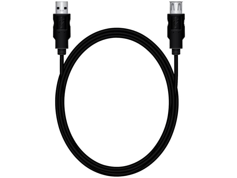 Cavo di prolunga Media Range USB 2.0 A/A 1,8m nero MRCS154