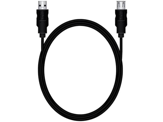 Cavo di prolunga Media Range USB 2.0 A/A 1,8m nero MRCS154