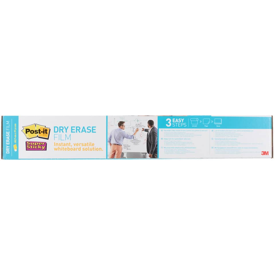 Lavagna cancellabile in rotolo Post-it® Super Sticky 60.9 cm x 91.4 cm bianco DEF3x2-EU