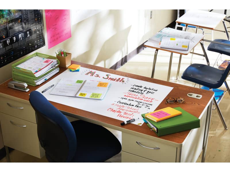 Lavagna cancellabile in rotolo Post-it® Super Sticky 0.914 m x 1.219 m bianco DEF4x3-EU