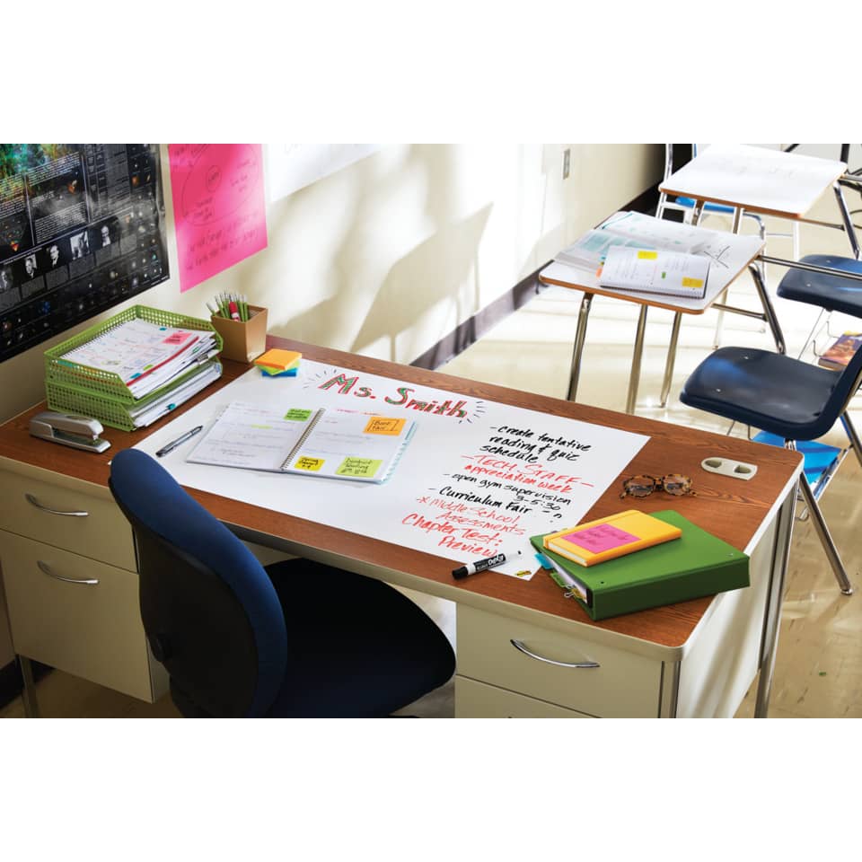 Lavagna cancellabile in rotolo Post-it® Super Sticky 0.914 m x 1.219 m bianco DEF4x3-EU