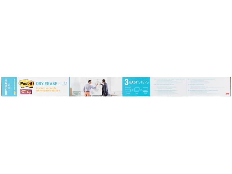 Lavagna cancellabile in rotolo Post-it® Super Sticky 0.914 m x 1.219 m bianco DEF4x3-EU