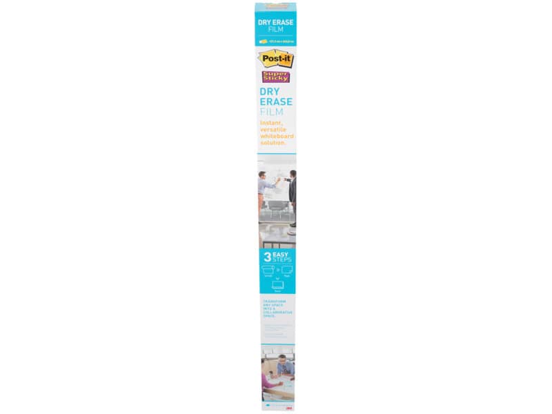 Lavagna cancellabile in rotolo Post-it® Super Sticky 0.914 m x 1.219 m bianco DEF4x3-EU
