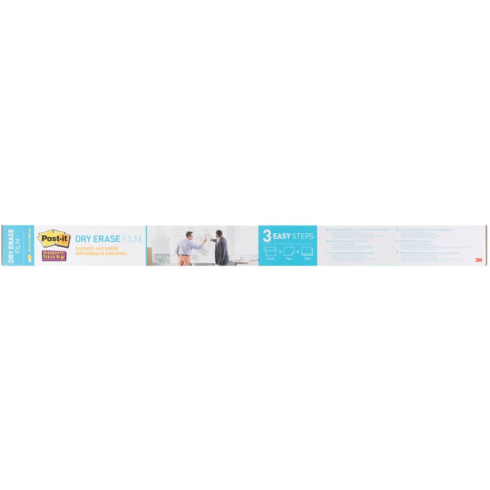 Lavagna cancellabile in rotolo Post-it® Super Sticky 1.219 m x 1.829 m bianco DEF6x4-EU