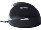Mouse verticale per destrorsi R-GO Tools laser nero 165-195 mm con cavo RGOHE